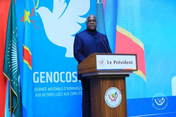 Genocost : Félix Tshisekedi dénonce les graves violations du droit international humanitaire et des droits de l'homme
